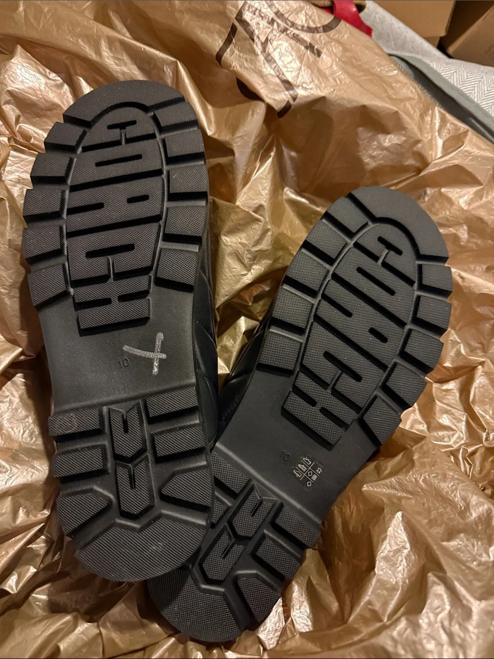 Coach Quilted Black Leather Slip-On Clogs